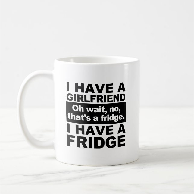 Café Tenho uma Caneca Divertida de Geladeira (Esquerda)