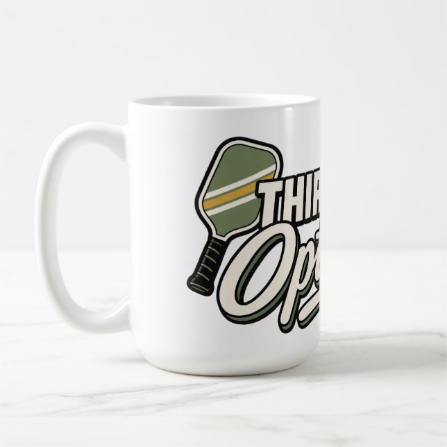 Café Terceira Tacada Optimista | Caneca de Presente de  (Esquerda)