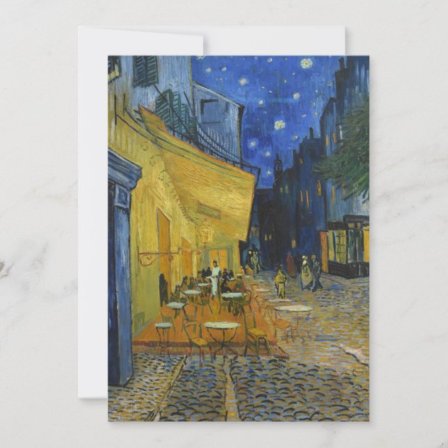 Cafe Terrace à Noite | Vincent van Gogh (Frente)