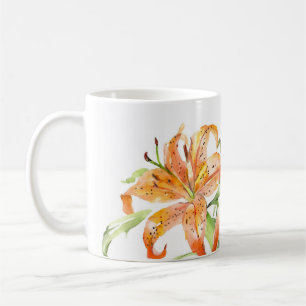 Café Tigre de lírios, caneca