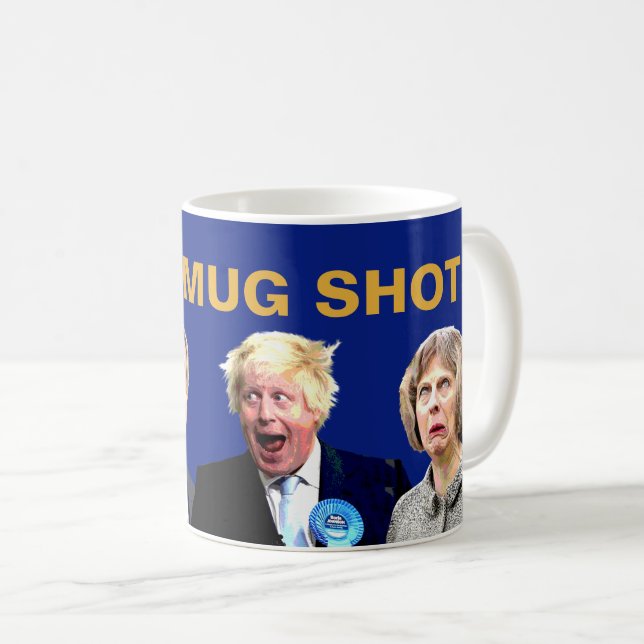 Café TIROS de CANECA de BREXIT, mensagem do referendo (Frente Esquerda)