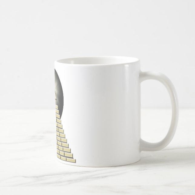 Café Toda a caneca de vista do olho (Direita)