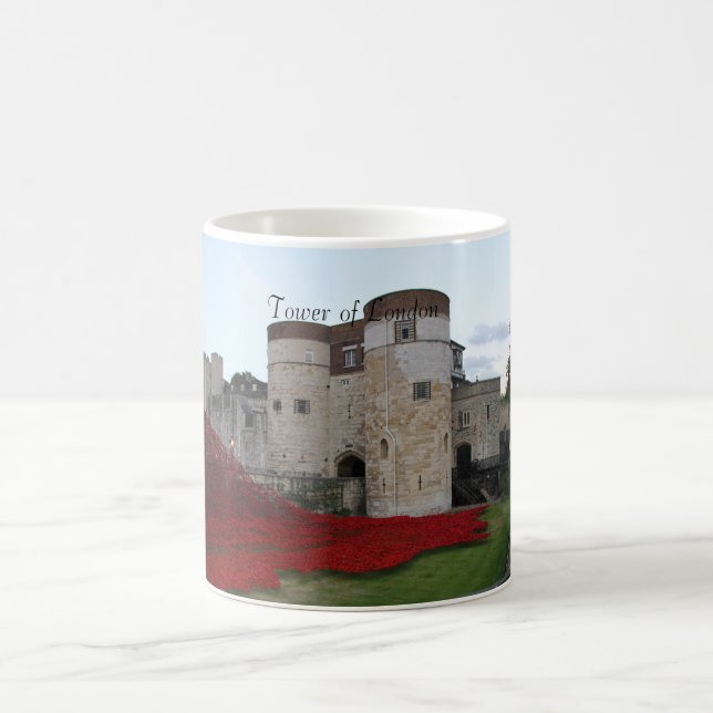 Café Torre de Londres, caneca de 11 oz (Centro)