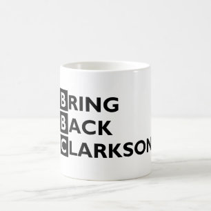 Café Traga para trás a caneca de Clarkson