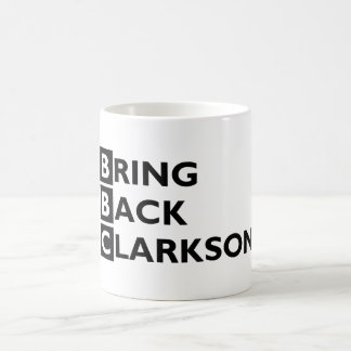 Café Traga para trás a caneca de Clarkson