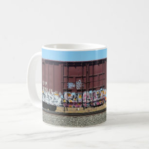 Café Trem dos grafites - caneca do comboio de