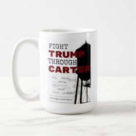 Café Trunfo da luta através da caneca indivisível de
