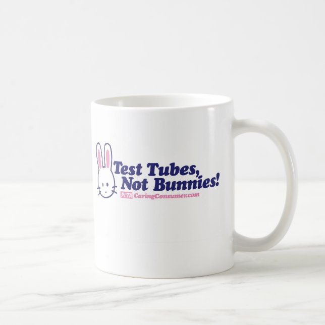 Café Tubos de ensaio, não caneca dos coelhos (Direita)
