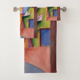 "Café Turco" Conjunto de toalhas de arte