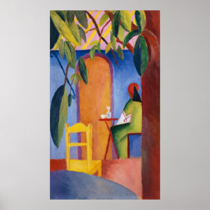 "Café Turco", por Macke, Art poster