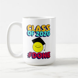 Café Turma de 2026 Caneca de Presente de Formatura Conc