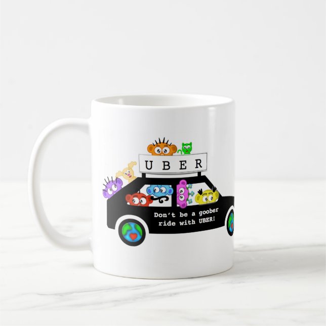 Café #UBER da caneca de UBER (Esquerda)