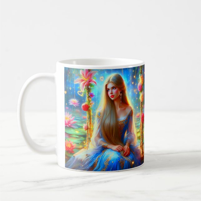 Café Um Eterno de amor em cada caneca - Coffee Mug (Esquerda)