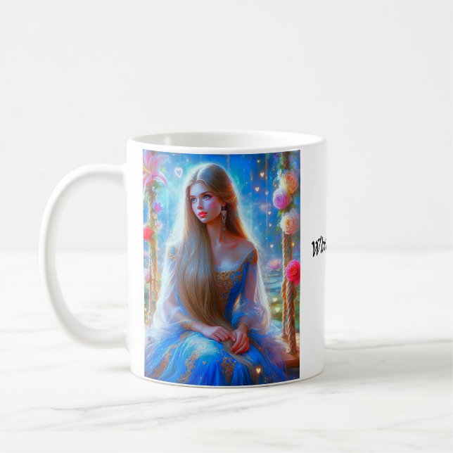 Café Um Eterno de amor em cada caneca - Coffee Mug (Esquerda)
