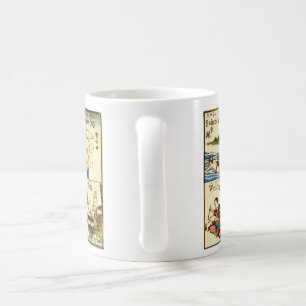 Café Um fio de mescla elegante da caneca inglesa das