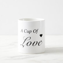 Um presente de caneca de amor