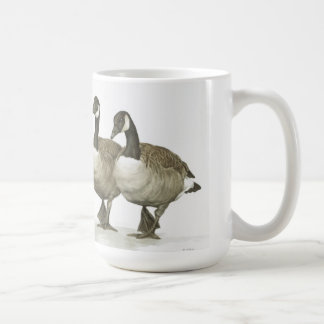 Café Um trio da caneca dos gansos de Canadá