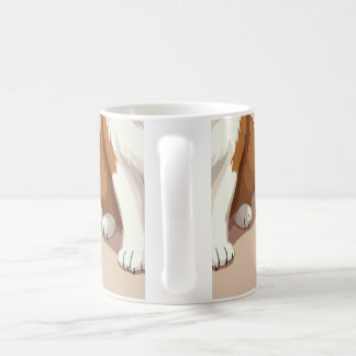 Café Uma caneca com um design de Welsh Corgi.