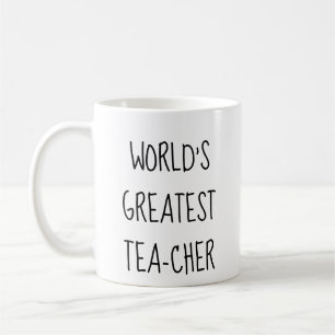 Café Uma caneca de chá engraçada para o melhor professo