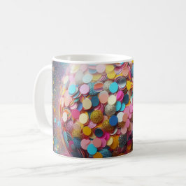 Café Uma caneca de confetti colorida!