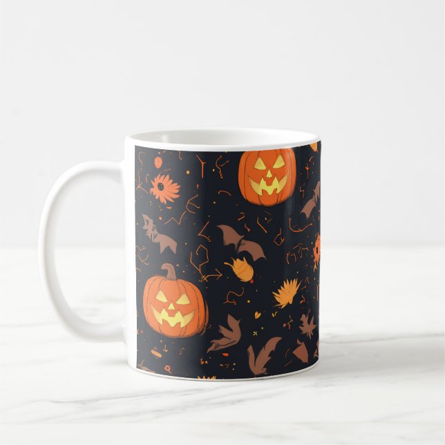 Café uma caneca de Halloween (Esquerda)