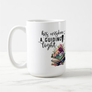 Café Uma caneca de luz de guiamento