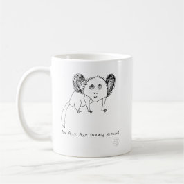 Café Uma Caneca do Ai-ai (Mal Desenhado) - Presente de 