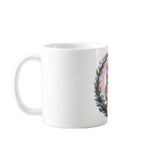 Uma Caneca do Erudito de Coruja Celestial Funky!