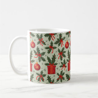 Café uma caneca para uma festa de Natal