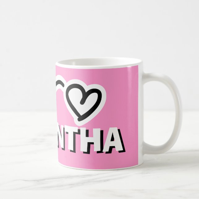 Café Uma caneca personalizada com nome de criança perso (Direita)