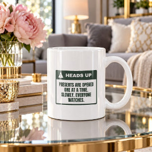 Café Uma De Cada Vez Todos Olham Caneca Engraçada De Na