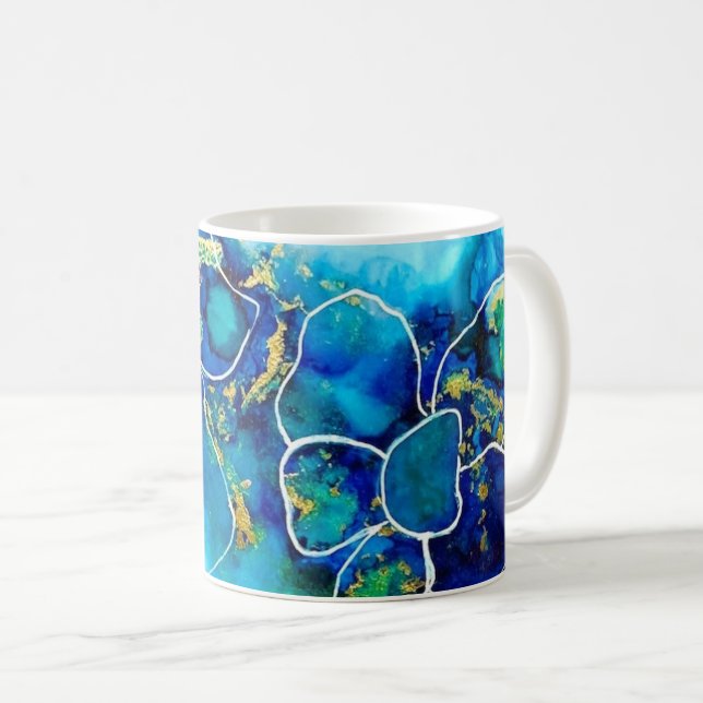 Café Uma espécie de caneca de artistas (Frente Esquerda)