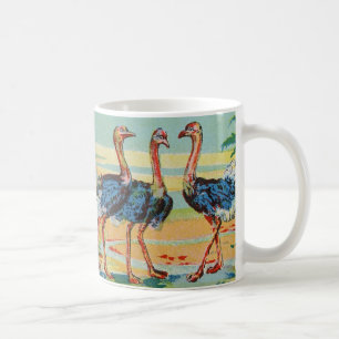 Café Uma Flamboyance de Flamingos Caneca