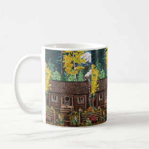 Café Uma pequena caneca de cabine