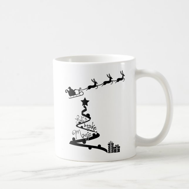 Café Vamos Torna Mágica Caneca de Natal (Direita)