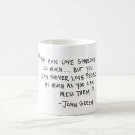 Café Verde de John a falha em nossa caneca das estrelas