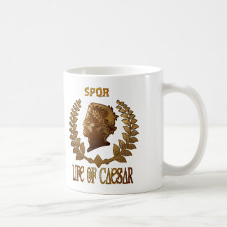 Café Vida da caneca das insígnias de Caesar
