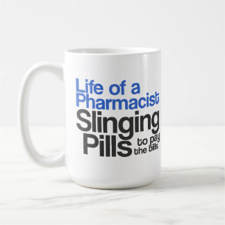 Café Vida de uma caneca farmacêutica