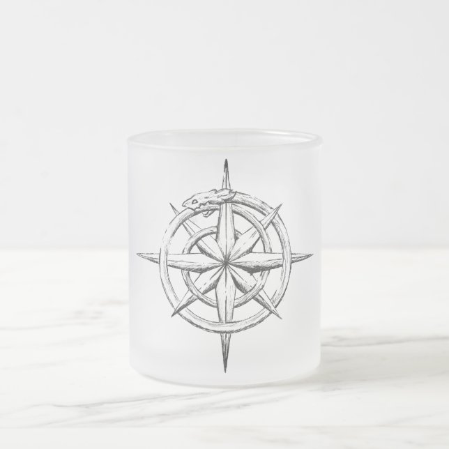 Café Vidro Jateado A caneca do efeito de Dante (Centro)