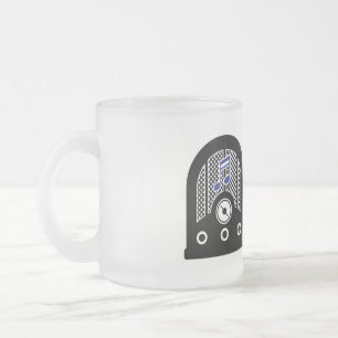 Café Vidro Jateado A caneca oficial do fosco de rádio dos velhos amig