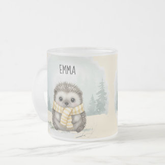 Café Vidro Jateado Cachecol Caneca Personalizada de Ourico Pintado à