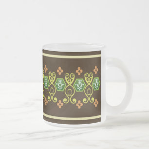 Café Vidro Jateado Caneca 01 de Brown