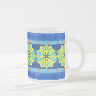 Café Vidro Jateado Caneca 02 do azulejo de Morroccan