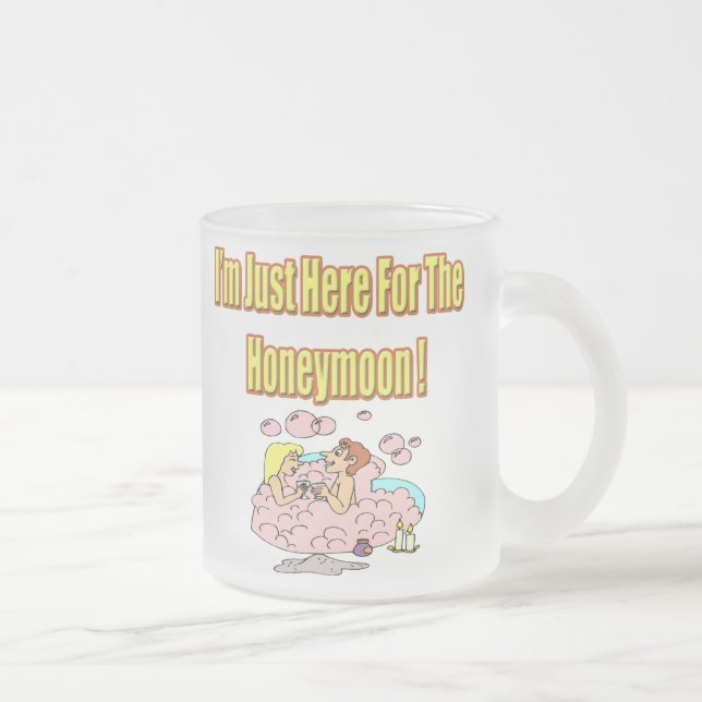 Café Vidro Jateado Caneca da lua de mel (Direita)