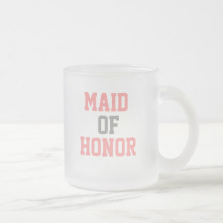 Café Vidro Jateado Caneca da madrinha de casamento