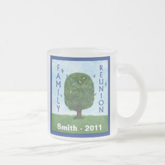 Café Vidro Jateado Caneca da reunião de família