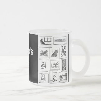 Café Vidro Jateado Caneca da variedade da arte de Angie