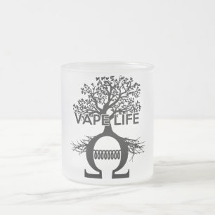 Café Vidro Jateado Caneca da vida de Vape