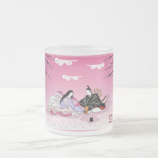 Café Vidro Jateado Caneca de "amor do fosco Sakura "