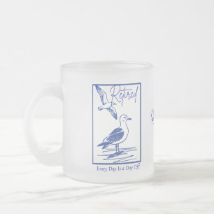 Café Vidro Jateado Caneca de Aposentadoria para Viajantes